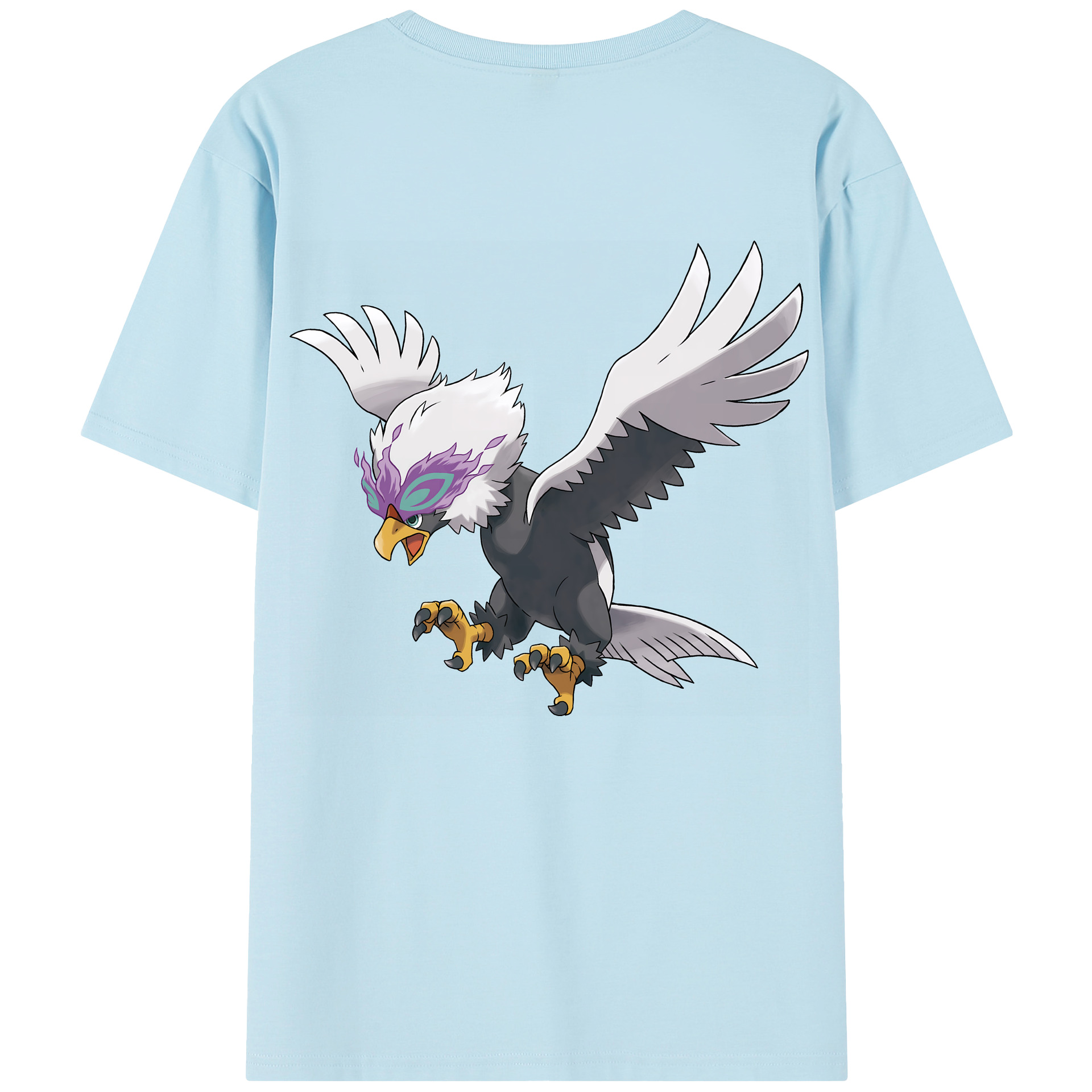 （画像用） ポケットモンスター Pokémon 綿100％半袖Tシャツ（背面プリント）